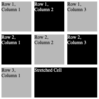 CSS grid elements - step 7