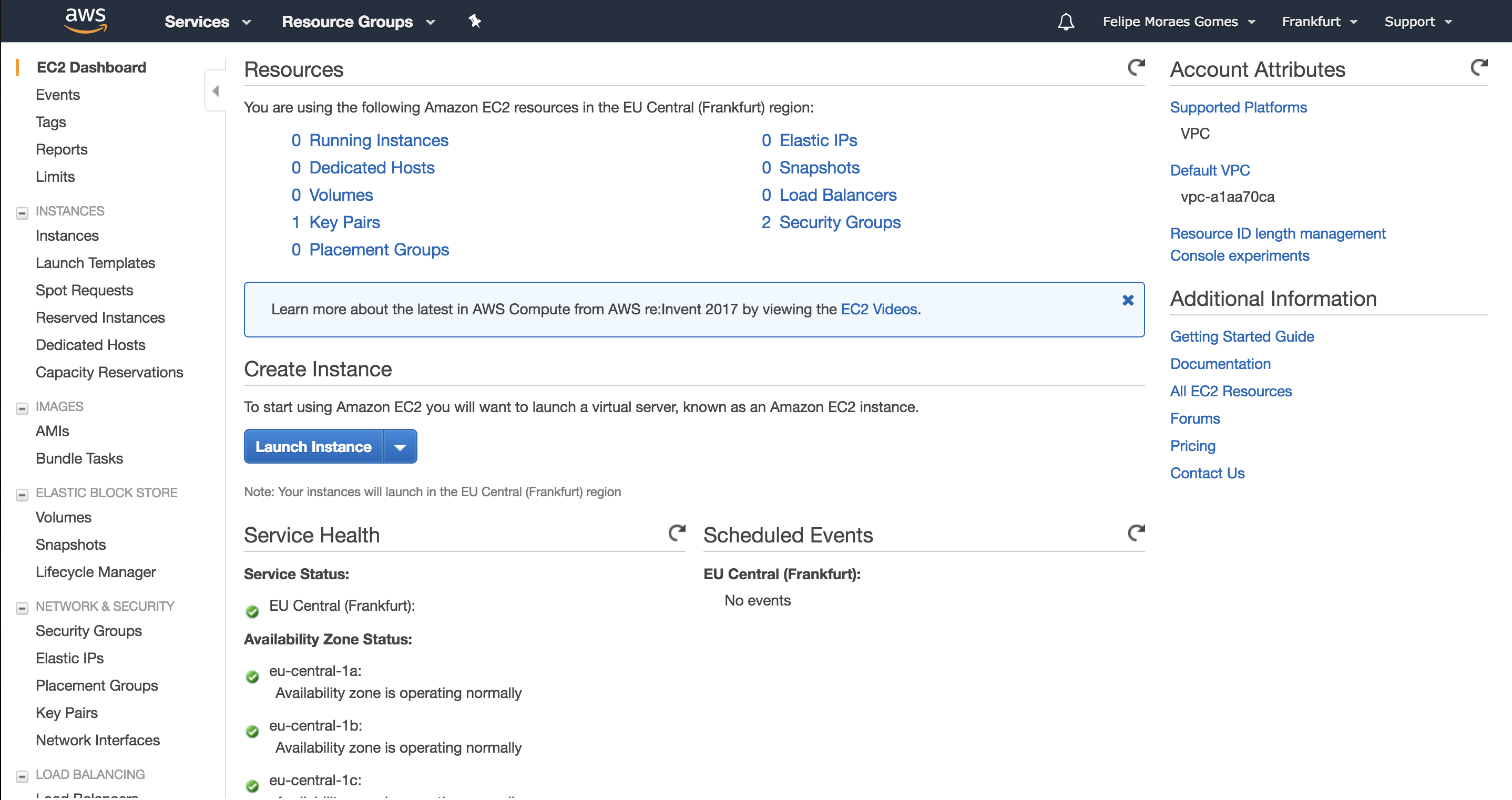 AWS console